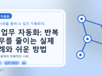 AI 업무 자동화: 반복 업무를 줄이는 실제 사례와 쉬운 방법를 설명하는 대표이미지