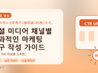 소셜 미디어 채널별 효과적인 마케팅 문구 작성 가이드를 설명하는 대표이미지