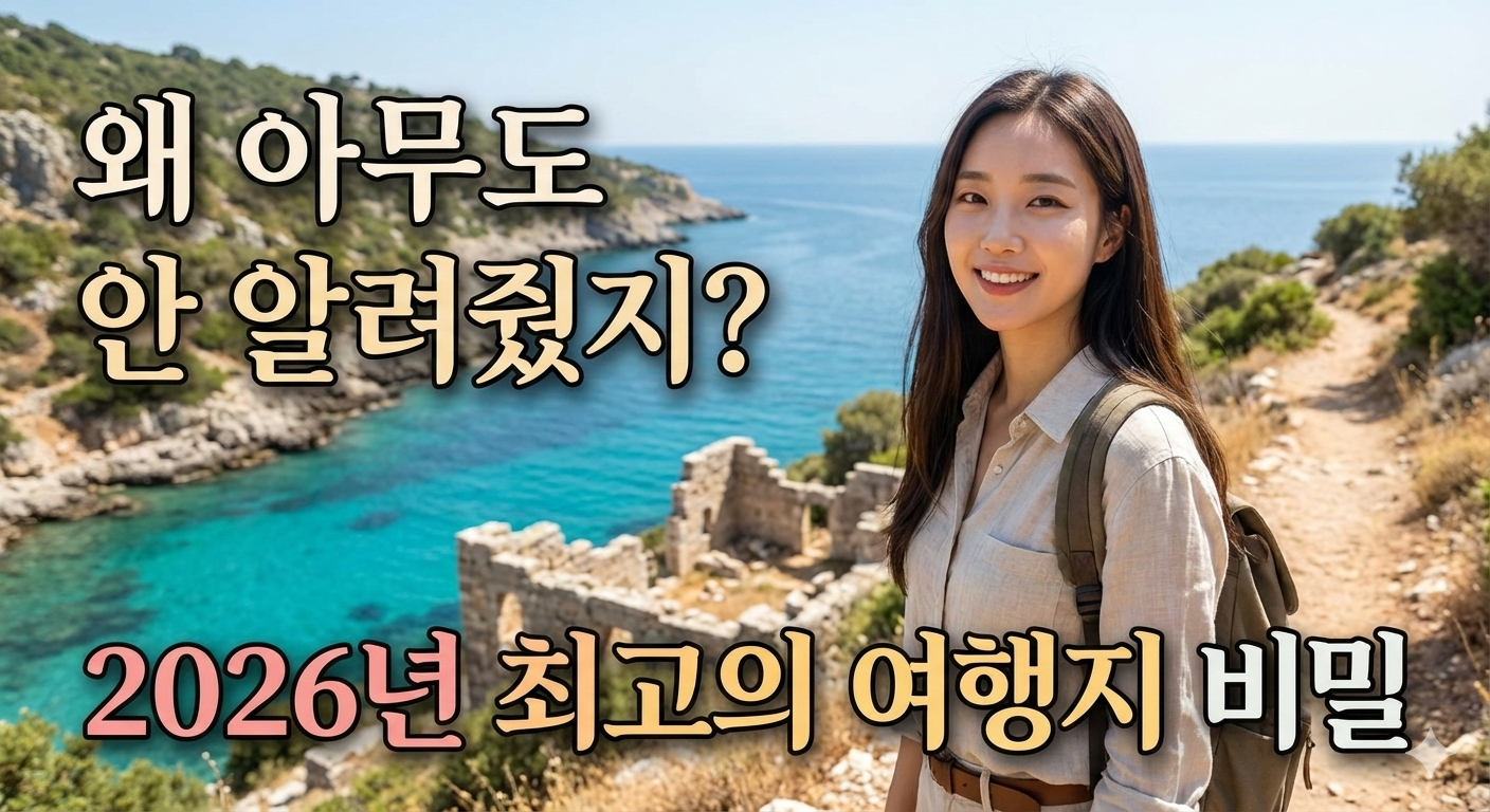 왜 아무도 안 알려줬지? 2026년 최고의 여행지 비밀 관련 이미지