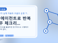 AI 에이전트로 반복 업무 체크리...를 설명하는 대표 이미지
