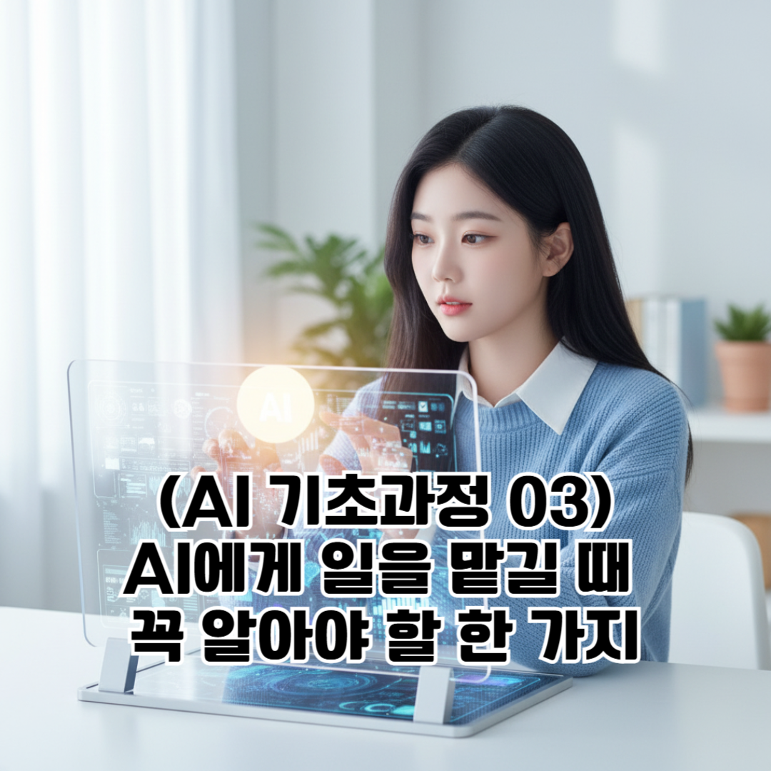 AI에게 일을 맡길 때 꼭 알아야 할 한 가지 관련 이미지