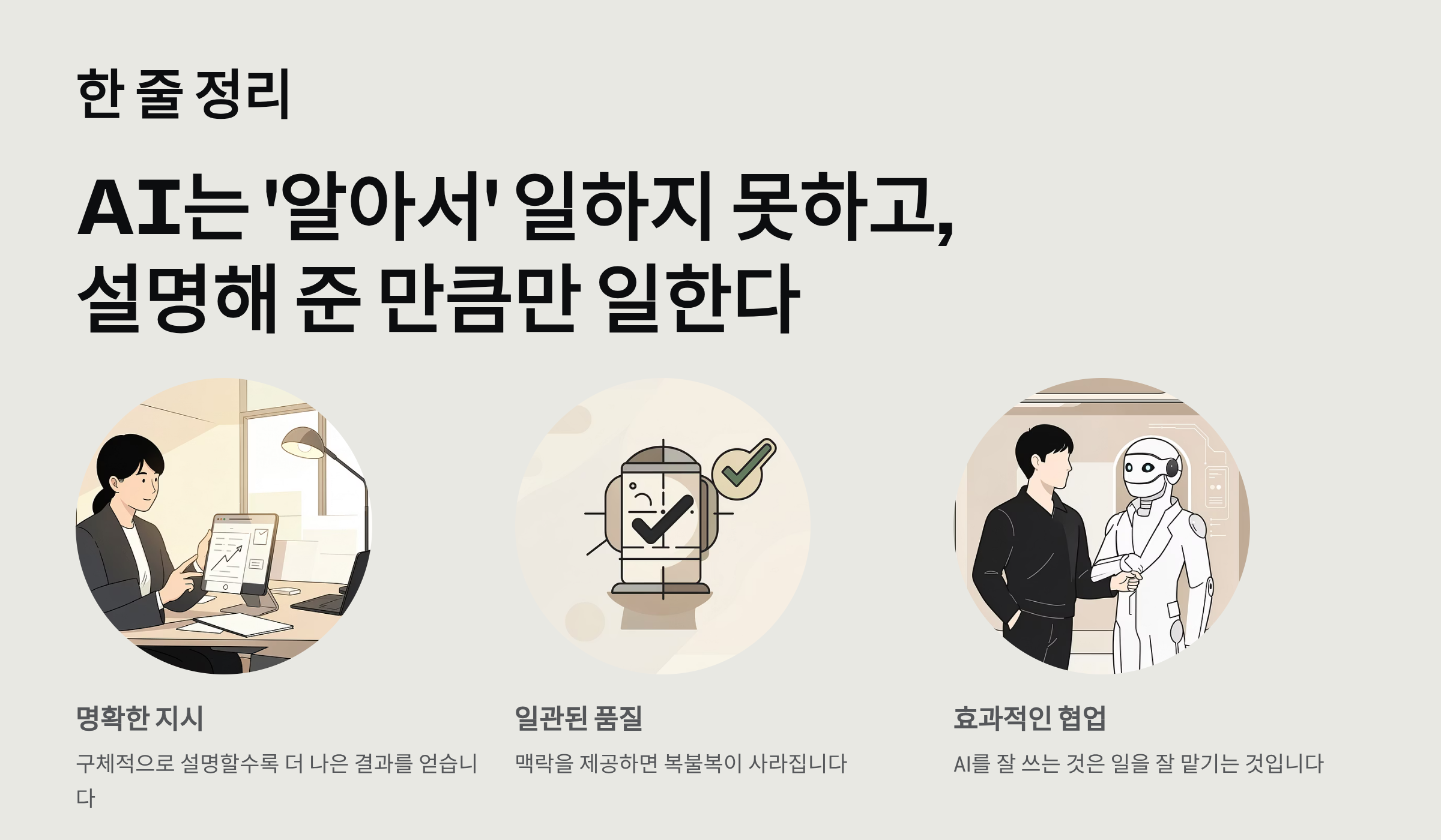 AI에게 일을 맡길 때 꼭 알아야 할 한 가지 관련 이미지