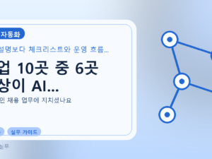 기업 10곳 중 6곳 이상이 AI...를 설명하는 대표 이미지
