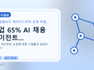 기업 65% AI 채용 에이전트...를 설명하는 대표 이미지