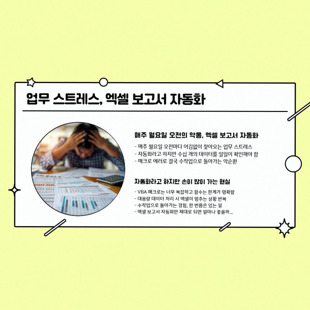 엑셀 보고서 자동화 완벽 가이드 마이앱스로 업무 시간 90% 단축하기 관련 이미지