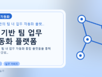 AI 기반 팀 업무 자동화 플랫폼를 설명하는 대표 이미지