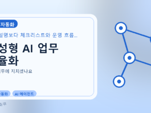 생성형 AI 업무 효율화를 설명하는 대표 이미지