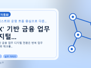 'AX' 기반 금융 업무 디지털...를 설명하는 대표 이미지
