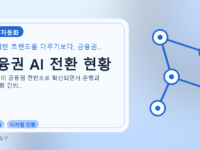 금융권 AI 전환 현황를 설명하는 대표 이미지