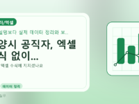고양시 공직자, 엑셀 수식 없이...를 설명하는 대표 이미지