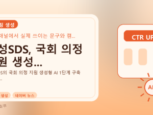 삼성SDS, 국회 의정 지원 생성...를 설명하는 대표 이미지