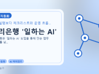 우리은행 '일하는 AI'를 설명하는 대표 이미지