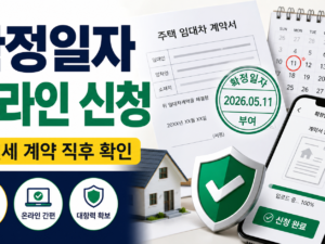 인터넷 확정일자 신청, 전월세 계약 후 바로 챙길 순서 관련 이미지 1