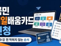 국민내일배움카드 신청, 수강 전에 막히지 않는 순서 관련 이미지 1