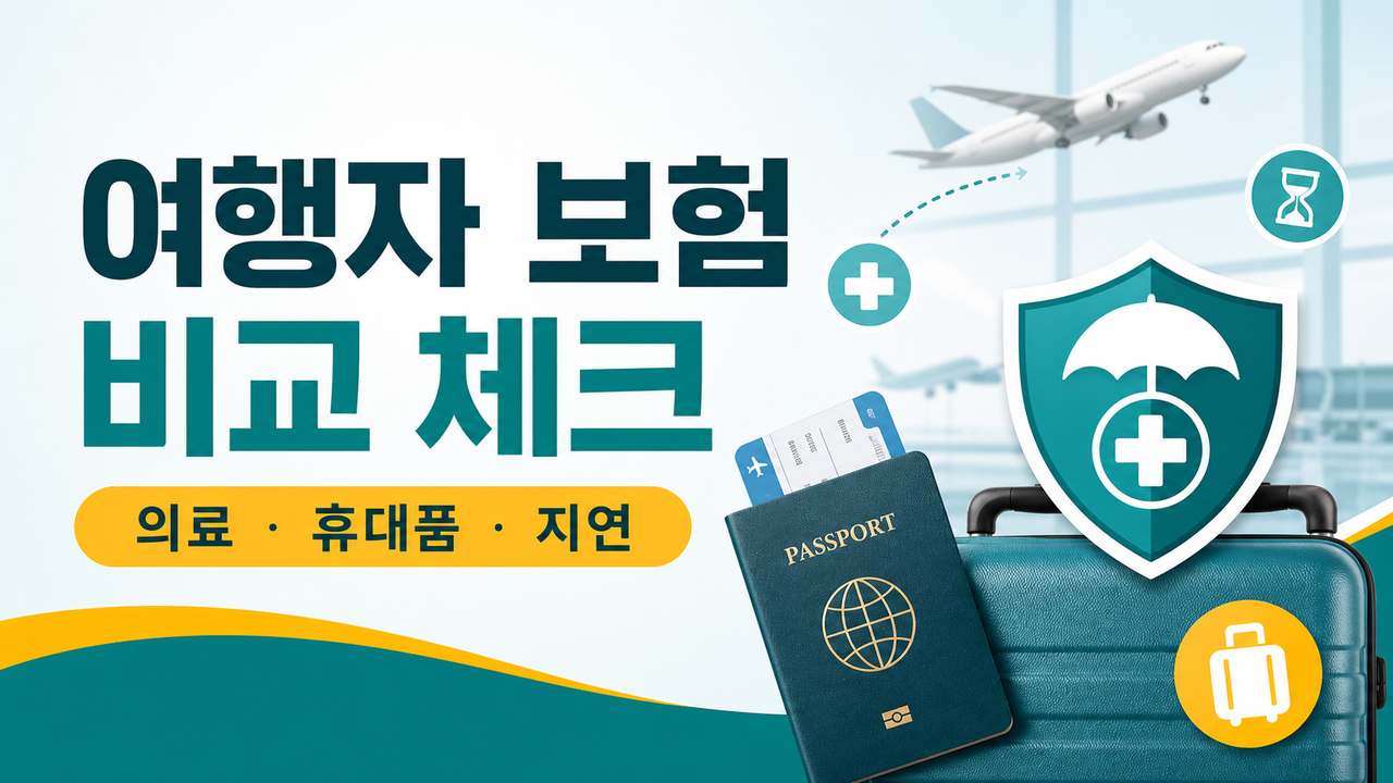 해외 여행자 보험 비교, 보험료보다 먼저 볼 보장 항목 관련 이미지 1