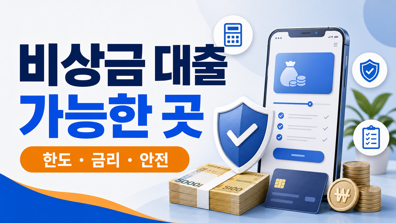 비상금 대출 가능한 곳, 급할 때 먼저 볼 안전한 순서 관련 이미지 1