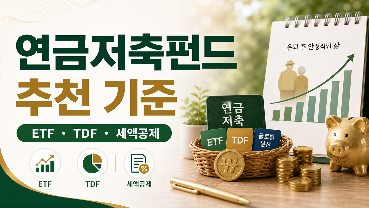 연금 저축 펀드 추천, ETF와 TDF 조합 기준 관련 이미지 1