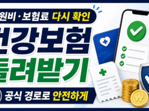 건강보험료 환급금 조회, 놓친 돈 확인하는 가장 쉬운 순서 관련 이미지 1
