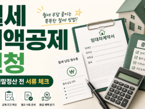 월세 세액공제 신청, 연말정산 전에 챙길 서류 관련 이미지 1
