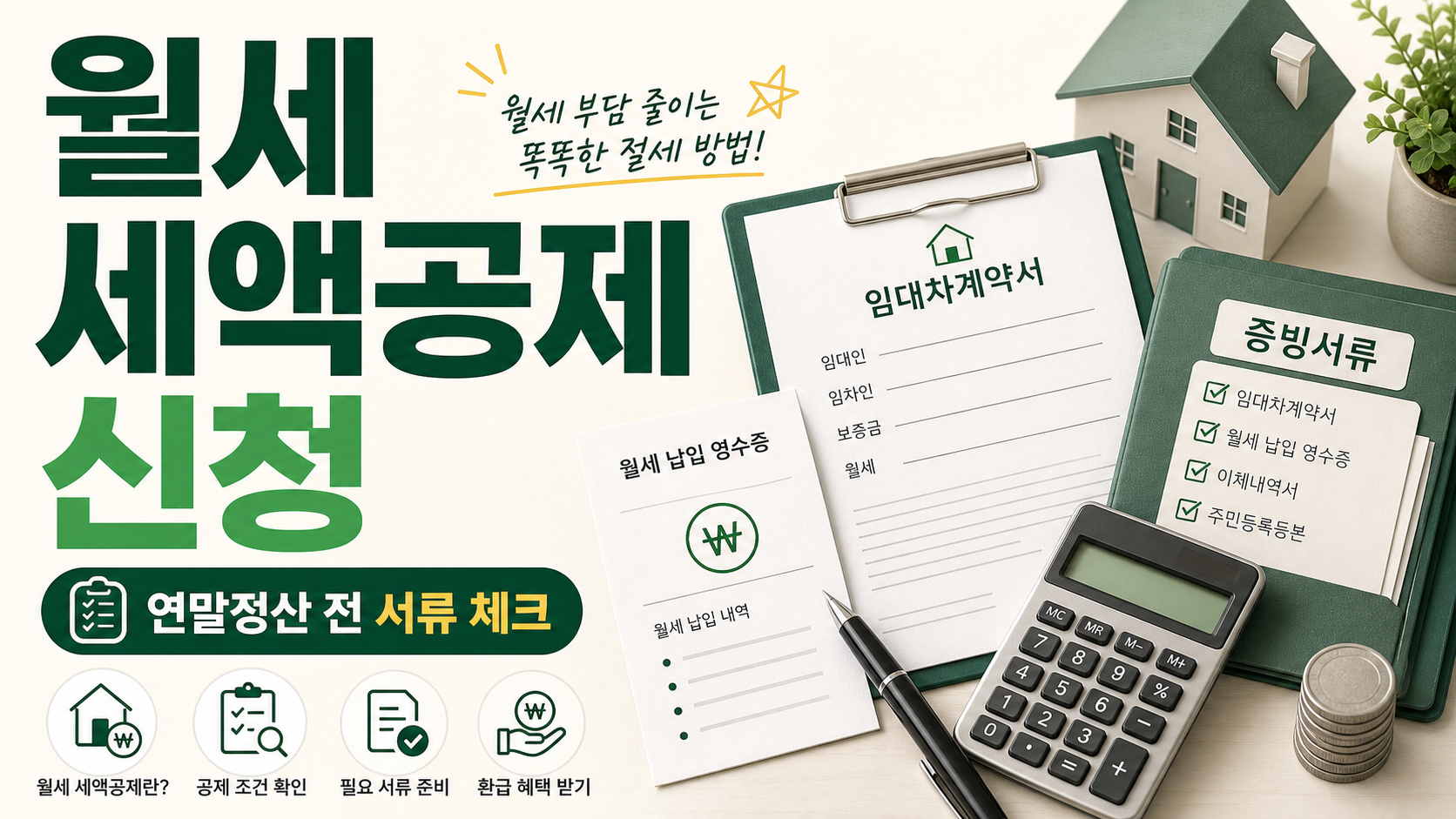 월세 세액공제 신청, 연말정산 전에 챙길 서류 관련 이미지 1