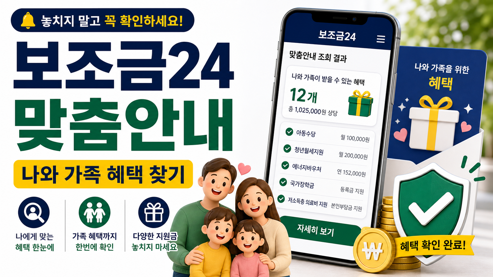 보조금24 맞춤안내, 정부24에서 받을 수 있는 지원금 찾는 순서 관련 이미지 1