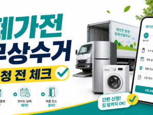폐가전 무상방문수거 신청, 수거 가능 품목과 예약 순서 정리 관련 이미지 1