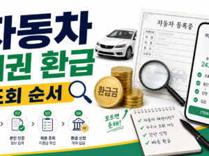 자동차 채권 환급금 조회, 지역개발채권 미환급금 확인 순서 관련 이미지 1