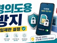 명의도용방지서비스 가입제한 설정, 휴대폰 개통 피해 막는 순서 관련 이미지 1