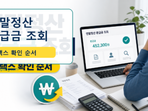 연말정산 환급금 조회 방법, 홈택스에서 확인하는 순서 관련 이미지 1