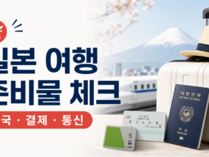 일본 여행 준비물 체크리스트, 빠뜨리면 곤란한 것만 정리 관련 이미지 1