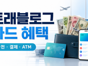 트래블로그 카드 혜택, 해외 결제와 ATM 수수료 체크포인트 관련 이미지 1