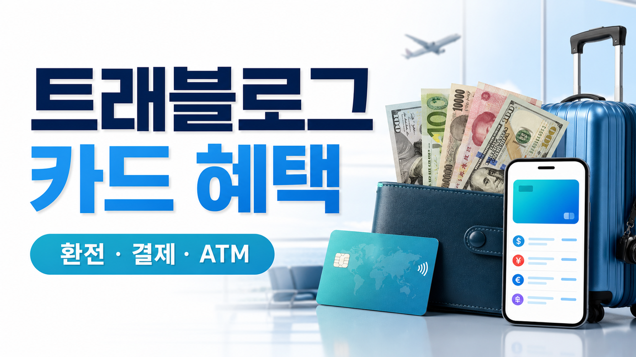 트래블로그 카드 혜택, 해외 결제와 ATM 수수료 체크포인트 관련 이미지 1
