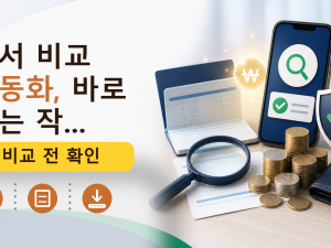 문서 비교 자동화, 바로 쓰는 작...를 설명하는 대표 이미지