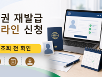 여권 재발급 온라인 신청를 설명하는 대표 이미지