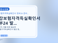 건강보험자격득실확인서 정부24 발...를 설명하는 대표 이미지