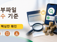 첨부파일 검수 기준를 설명하는 대표 이미지