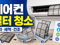 에어컨 필터 청소 순서: 분리·세척·건조 전 체크할 것 관련 이미지 1