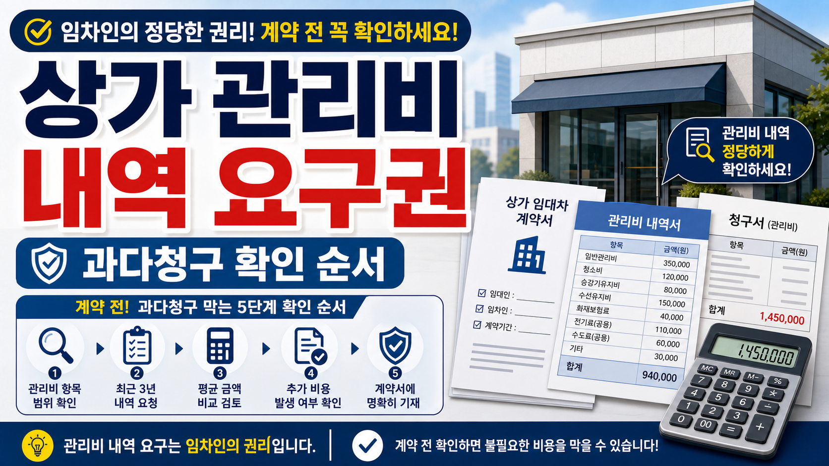 상가 임차인 관리비 내역 요구권, 계약 전 과다청구 막는 확인 순서 관련 이미지 1