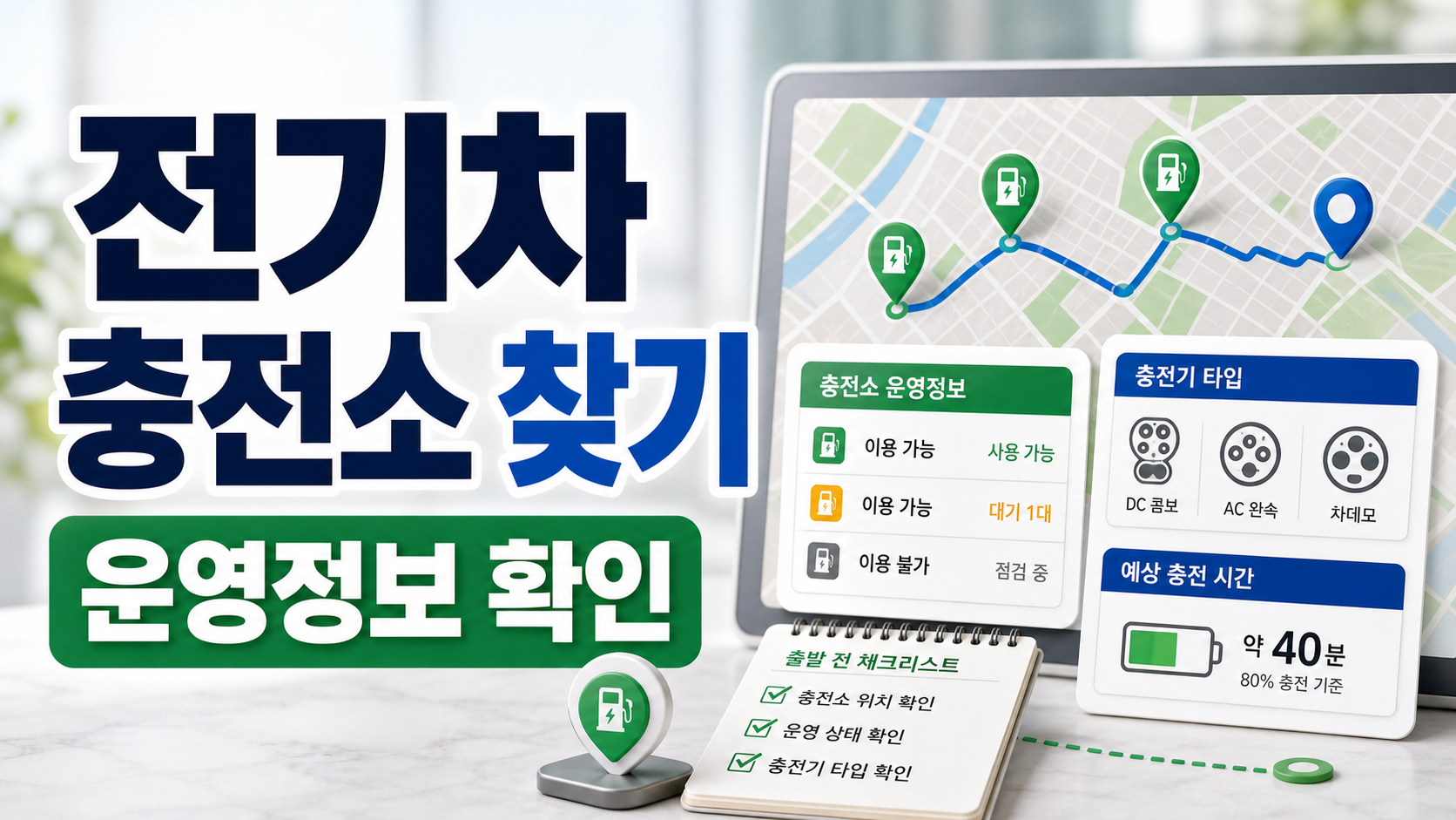 전기차 충전소 찾기: 이동 전 충전소 위치와 운영 정보를 확인하는 법 관련 이미지 1