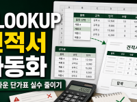 엑셀 XLOOKUP 드롭다운 견적서 템플릿 자동화, 단가표 실수 줄이는 구성법 관련 이미지 1