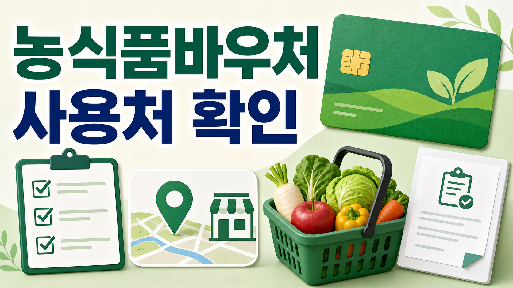 농식품바우처 카드 사용처 2026, 신청 전 확인할 기준 관련 이미지 1