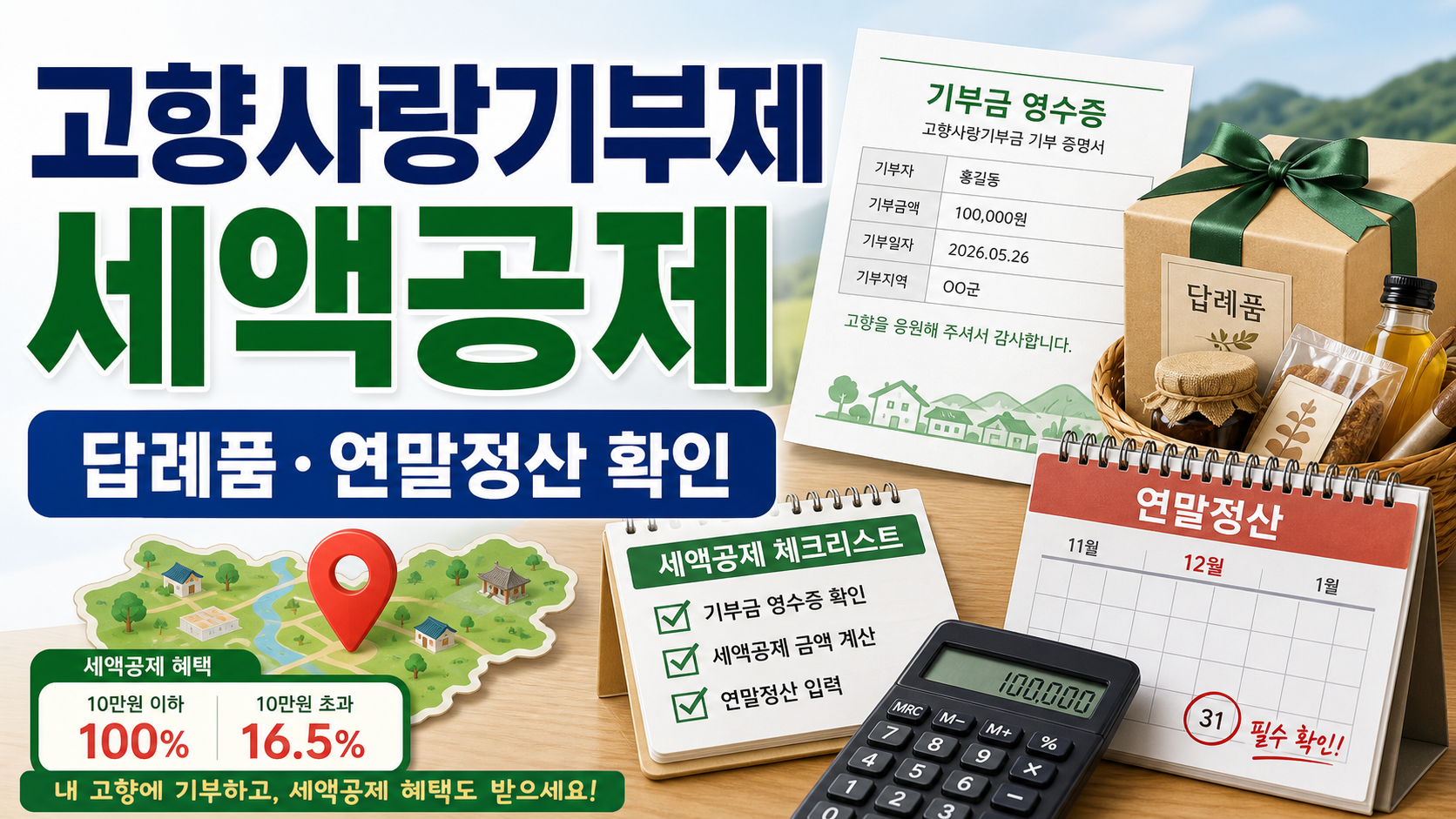 고향사랑기부제 세액공제와 답례품, 연말정산 전에 확인할 순서 관련 이미지 1
