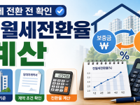 전월세전환율 계산 방법, 2026년 월세 전환 전 꼭 확인할 기준 관련 이미지 1