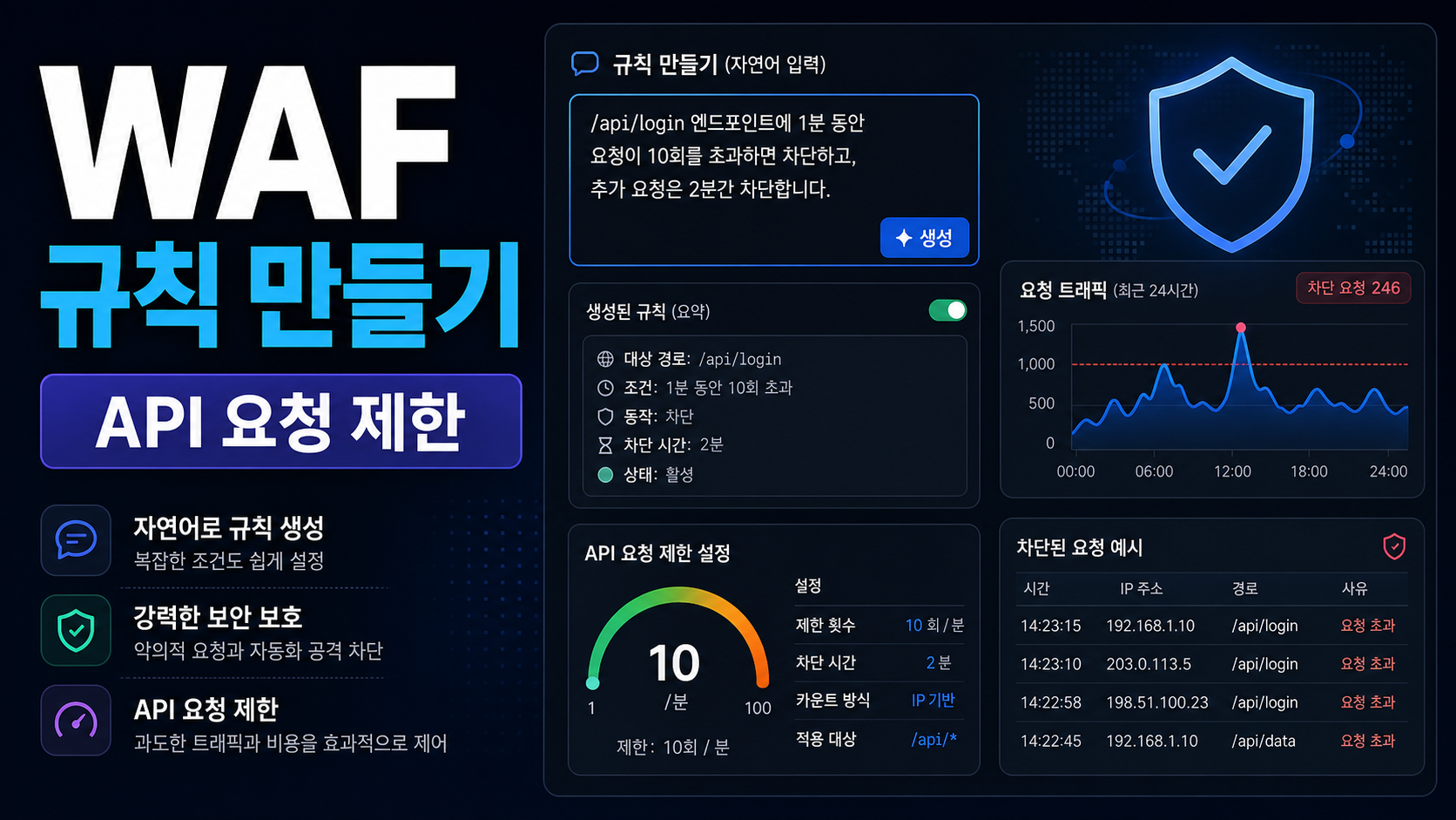 Vercel WAF 자연어 커스텀 규칙, API 요청 제한을 빠르게 만드는 방법 관련 이미지 1