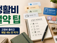 돈 새는 구멍 막는 법: 고정비부터 줄이는 현실 생활비 절약 꿀팁 대방출! 관련 이미지 1