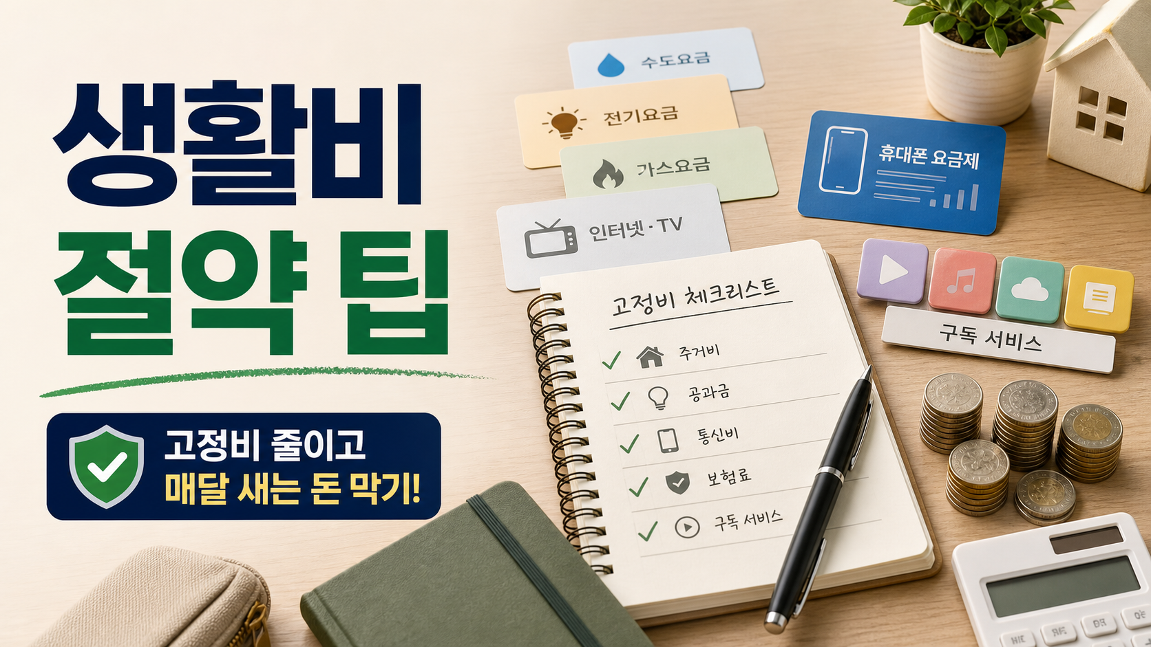 돈 새는 구멍 막는 법: 고정비부터 줄이는 현실 생활비 절약 꿀팁 대방출! 관련 이미지 1