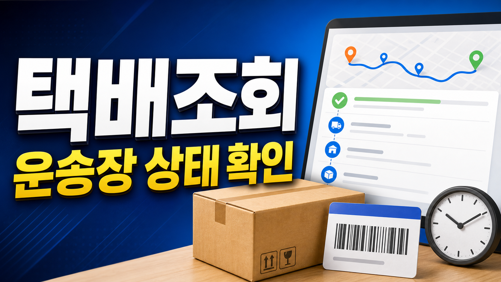 택배조회 바로 하는 법: 운송장 입력 전 배송 상태 체크리스트 관련 이미지 1