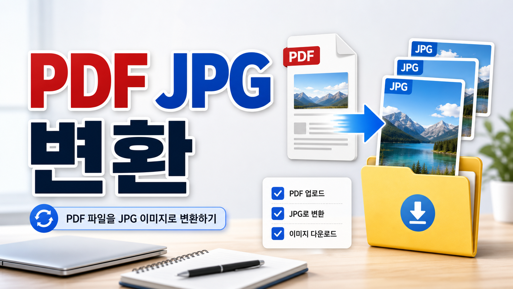 PDF JPG 변환: 한 장씩 이미지로 저장해야 할 때 가장 쉬운 순서 관련 이미지 1