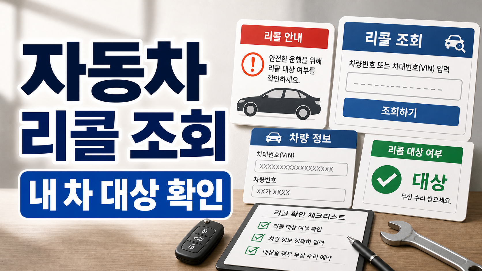 자동차 리콜 조회: 리콜센터에서 내 차 대상 여부 확인하는 법 관련 이미지 1