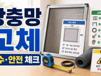 방충망 교체 전 치수 재기와 안전 작업 체크리스트 관련 이미지 1